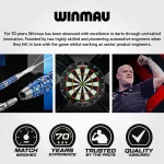 Husa darts Winmau Blade X Armor G2 -  negru, pentru doua seturi