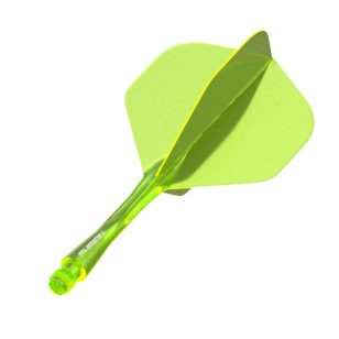 Fluturasi si tije Winmau Fusion, galben, fluturasi No2 si tije medii