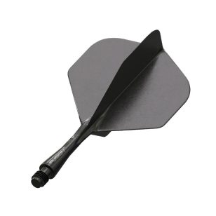 Fluturasi si tije Winmau Fusion, negru, fluturasi No2 si tije medii