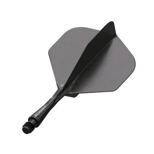 Fluturasi si tije Winmau Fusion, negru, fluturasi No2 si tije medii