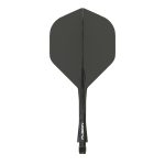 Fluturasi si tije Winmau Fusion, negru, fluturasi No2 si tije medii