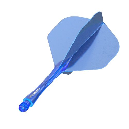 Fluturas si tija intr-o bucata Winmau Fusion albastru, fluturas standard si tija medie
