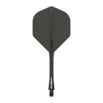 Fluturasi si tije Winmau Fusion, negru, fluturasi No2 si tije lungi