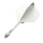 Fluturasi si tije Winmau Fusion, alb, fluturasi No2 si tije lungi