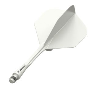 Fluturasi si tije Winmau Fusion, alb, fluturasi No2 si tije lungi