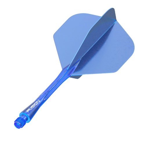 Fluturasi si tije Winmau Fusion, albastru, fluturasi No2 si tije lungi