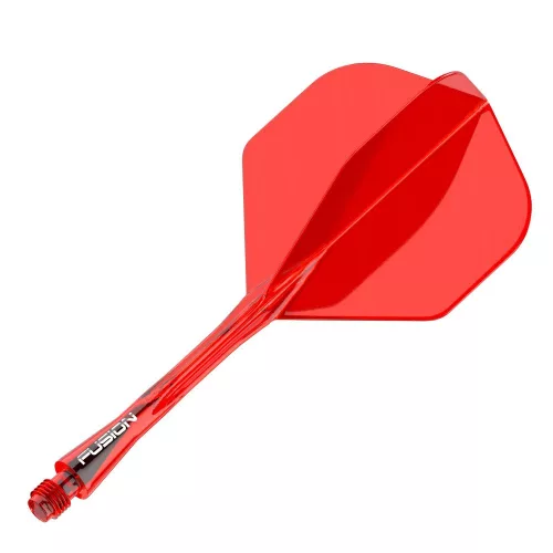 Fluturas darts si tija Winmau Fusion rosu, Nr.2 fluturas si tija scurta