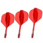 Fluturas si tija darts Winmau Fusion rosu, Nr.2 fluturas si tija lunga