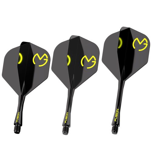 Fluturas si tija darts Winmau Fusion MvG Pac Man, fluturas tip No2 si tija scurta
