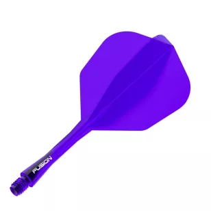   Fluturas si tija darts Winmau Fusion mov, fluturas No6 si tija medie