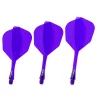   Fluturas si tija darts Winmau Fusion mov, fluturas No6 si tija medie