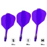   Fluturas si tija darts Winmau Fusion mov, fluturas No6 si tija medie