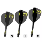 Fluturas si tija darts Winmau Fusion MvG Pac Man, fluturas tip No6 si tija medie