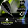 Fluturas si tija darts Winmau Fusion Arrow, fluturas negru si tija lunga