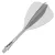 Fluturas si tija darts Winmau Fusion Arrow, tija lunga, transparent