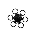 Suport tac metalic vertical pentru 6 tacuri, negru