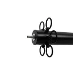Suport tac metalic vertical pentru 6 tacuri, negru