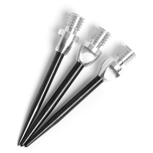 Varf de steel darts cu filet 2BA, argintiu/ negru Harrows 3 buc