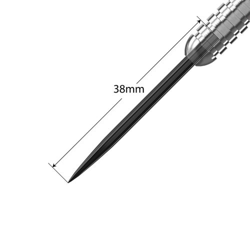 Varf darts metalic Harrows, negru, 38mm