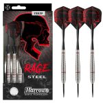 Set darts  steel Harrows Rage 21g brass, cupru