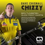 Set sageti darts steel Harrows QP Chizzy, 21g 90% wolfram