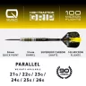 Set sageti darts steel harrows QP Chizzy, 22g 90% wolfram