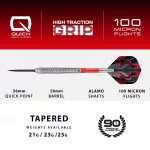 Set sageti darts steel Harrows QP Damon Heta Natural, 23g 90% wolfram