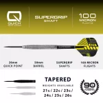 Set sageti darts steel Harrows QP NX90 Tapered 24g 90% wolfram