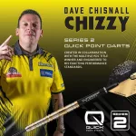 Set sageti darts steel Harrows QP Chizzy Series 2, 23g 90% wolfram