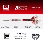 Set sageti darts steel Harrows QP Damon Heta Series 2, 23g 90% wolfram
