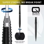 Set sageti darts steel Harrows QP NX90 Black Edition, 22g 90% wolfram