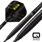 Set sageti darts steel Harrows QP NX90 Black Edition, 24g 90% wolfram