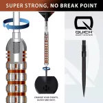 Set sageti darts steel Harrows QP Luke Woodhouse Series 2, 23g 90% wolfram