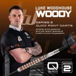 Set sageti darts steel Harrows QP Luke Woodhouse Series 2, 23g 90% wolfram
