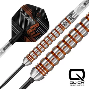 Set sageti darts steel Harrows QP Luke Woodhouse Series 2, 25g 90% wolfram