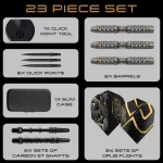 Set sageti darts steel Harrows QP opus, 22g 90% wolfram