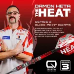 Set sageti darts steel Harrows QP Damon heta Series 3, 25g 90% wolfram