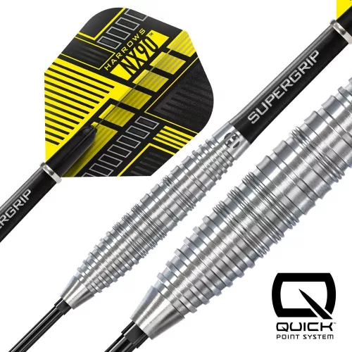 Set sageti darts steel Harrows QP NX90 Bomb, 21g 90% wolfram