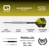 Set sageti darts steel harrows QP NX90 Parallel, 22g 90% wolfram