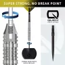 Set sageti steel harrows QP NX90 Parallel, 26g 90% wolfram