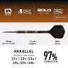 Set sageti darts steel Harrows Trinity 24g, 97% wolfram