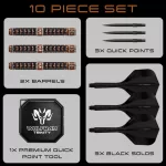 Set sageti darts steel Harrows Trinity 24g, 97% wolfram