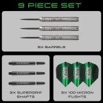 Set sageti steel Harrows Impact, 26g, 90% wolfram