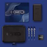 Set sageti darts steel harrows Geo Parallel 25g Quick Point 90% wolfram