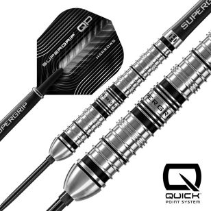   Set sageti darts steel Harrows Supergrip QP Tapered, Quick Point, 24g, 90% wolfram