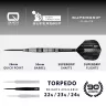   Set sageti darts Harrows QP Supergrip Torpedo 23g, 90% wolfram