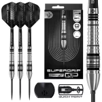 Set sageti darts steel Harrows QP Supergrip Bomb 23g, 90% wolfram