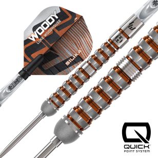   Set sageti darts steel Harrows Luke Woodhouse Series 3, Quick Point 21g, 905 wolfram