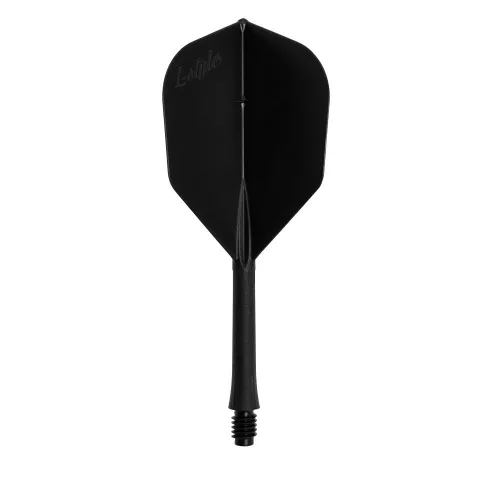 Fluturas si tija darts L-Style Bartflight 260 negru, fluturas L3 si tija medie