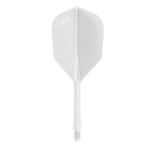   Fluturas si tija darts L-Style Bartflight 260 alb, fluturas L3 si tija medie